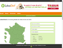 Tablet Screenshot of contact.lebonchiot.fr