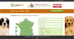 Desktop Screenshot of lebonchiot.fr