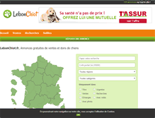 Tablet Screenshot of lebonchiot.fr